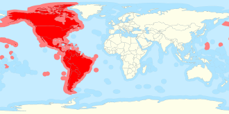 Mapa de zonas económicas exclusivas vinculadas al espacio continental