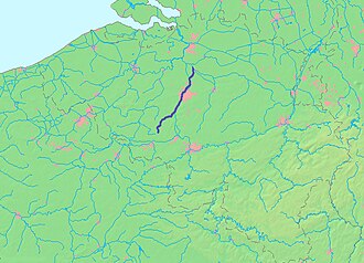 Detalle del cauce del río