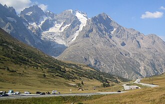 Vista panorámica del Col de Lautaret