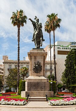 Estatua ecuestre de Jaime I en Valencia