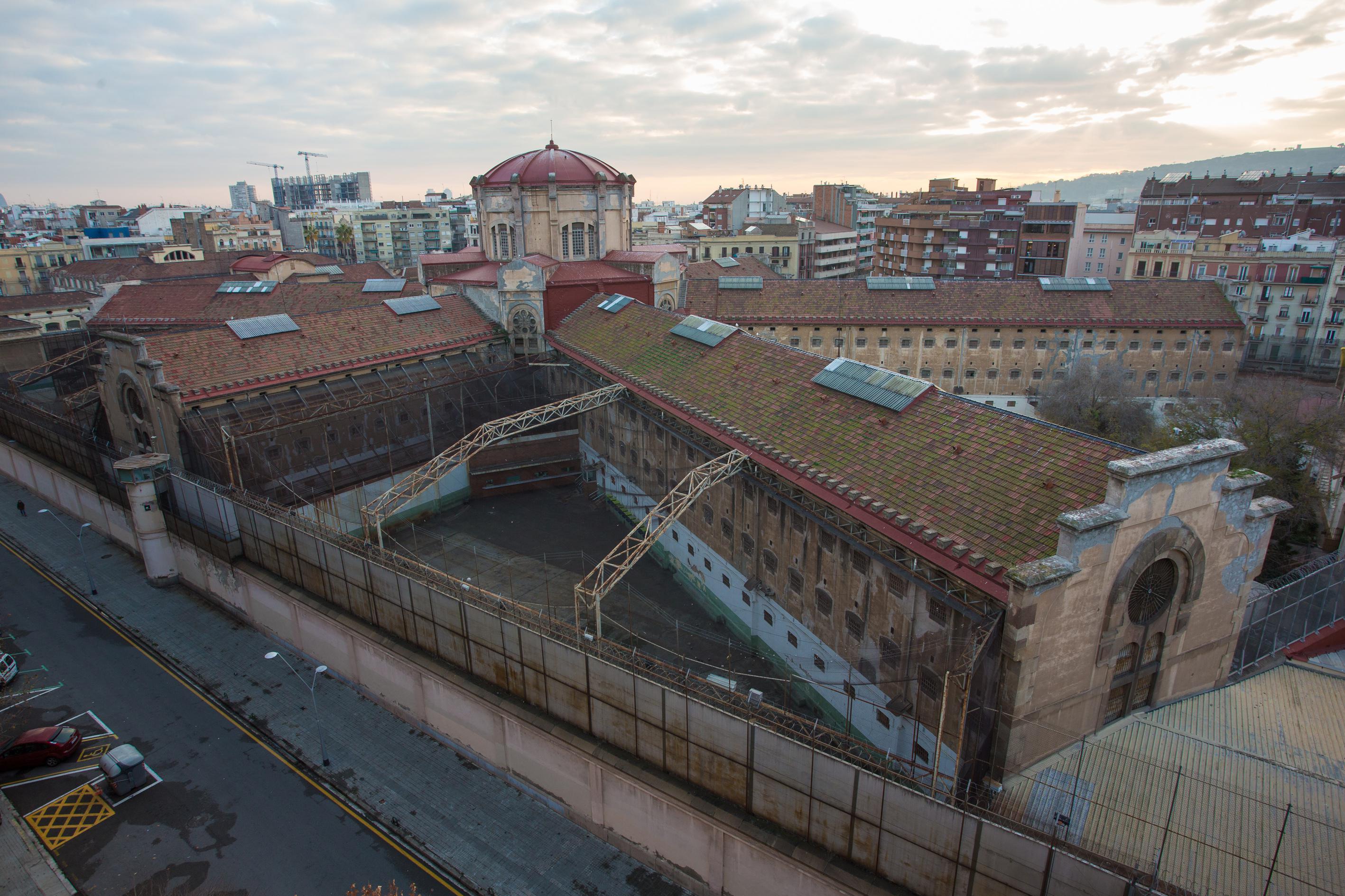 Plano o vista general que muestra la estructura del centro penitenciario