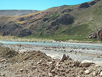Vista panorámica del Río Grande desde la ruta nacional 145