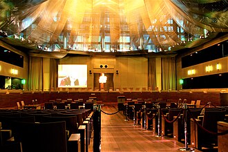 Fachada del Palacio del Tribunal de Justicia en Luxemburgo.