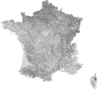 Mapa e información estadística de la comuna francesa