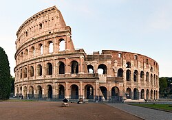El Coliseo en Roma, Italia
