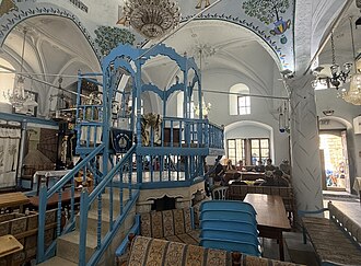 La sinagoga Abuhav, edificada en el siglo XVI por sefardíes en Safed, Israel.