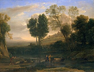 Amanecer de Claude Lorrain en el Museo Metropolitano de Arte