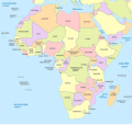 Mapa político de África