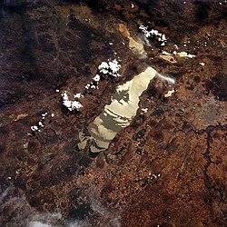 Lago de Chapala, fuente de abastecimiento de agua potable en México.