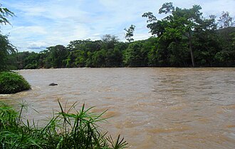 El río Zulia fluyendo a través del municipio de Durania