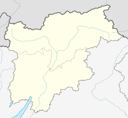 Ubicación de Bolzano en la provincia de Trentino-Alto Adigio