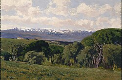 El Guadarrama desde el Plantío de los infantes, obra de 1910