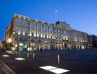 Fachada principal del Museo de Bellas Artes de Lyon