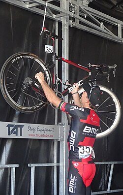 Thor Hushovd en su última carrera profesional
