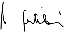 Firma de Paolo Gentiloni