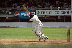 Bateador de la selección de Indias Occidentales en un partido