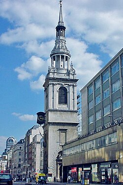 Iglesia de St. Mary-le-Bow, en el East End de Londres