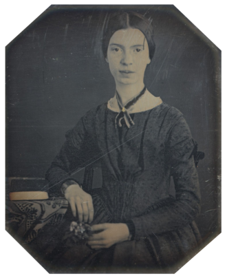 Daguerrotipo de Emily Dickinson con 16 años