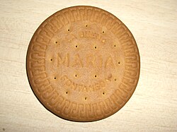 Galleta redonda tradicional tipo María