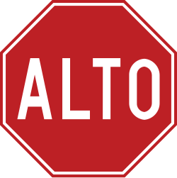 Esquema de señales de tráfico