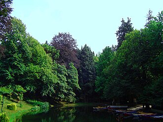 Lago y jardines de Bom Jesus do Monte