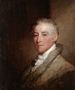 Retrato de John Trumbull realizado por Gilbert Stuart