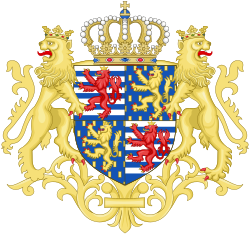 El escudo de armas mediano del gran duque