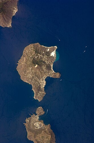 Vista general de las Islas Eolias