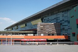 Vista exterior de la Estación de Roma Tiburtina