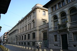Fachada de la sede principal del Corriere della Sera en Milán en 2007