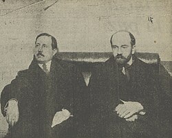 Azorín y Pío Baroja en 1912