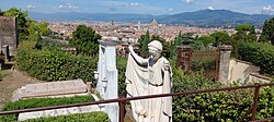 Vista panorámica de Florencia desde la basílica