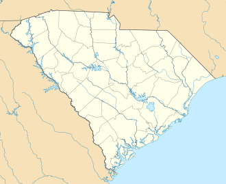 Lugar de ubicación de la Batalla de Fort Sumter en el actual Estado de Carolina del Sur