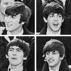 The Beatles en su etapa de mayor popularidad.