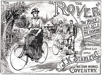Anuncio histórico de J. K. Starley & Co. Ltd