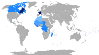 Símbolo y representación del idioma francés.
