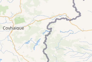 Mapa de localización del Lago Castor