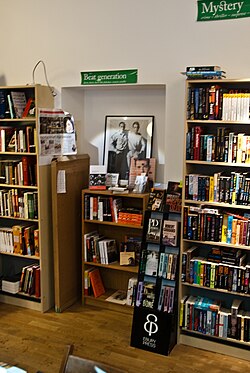 Librería en Estocolmo con sección dedicada a la Generación Beat