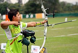 Arquero olímpico mexicano Juan Serrano