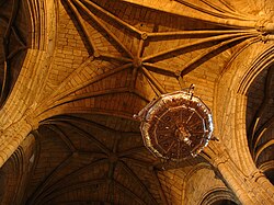 Bóveda de terceletes de la concatedral de Santa María de Cáceres