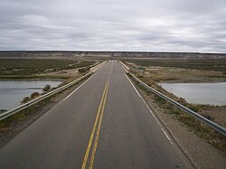Puente de la Ruta Nacional 3 sobre el río Chico de Santa Cruz