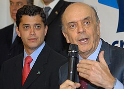 José Serra junto a su compañero de fórmula Indio da Costa en 2010