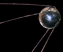 Réplica del satélite soviético Sputnik 1