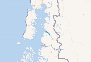 Mapa de localización de la cuenca binacional del río Yelcho.