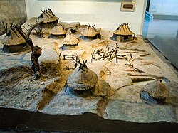 Reconstrucción digital del asentamiento originario de Roma en el Monte Palatino.