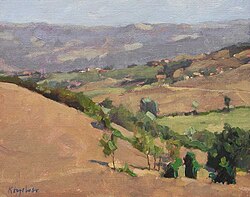 Paisaje pintado en plein-air