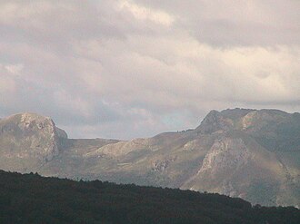 Paisaje montañoso y natural de los montes Nebrodi