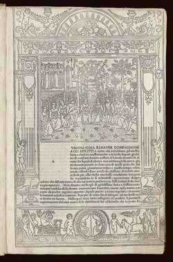 Ilustración de una edición antigua de El Decamerón publicada en Venecia en 1492
