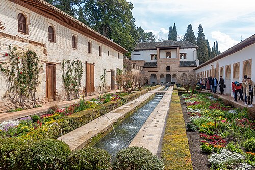 Patio de la Acequia en el Generalife