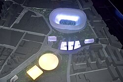 Maqueta del proyecto Espai Barça